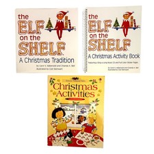 Elf on the Shelf  Christmas Tradition Activity Books with CD Stickers
