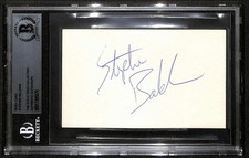 Stephen Baldwin Signed Index Card BECKETT
