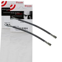 2X Brembo BremsschlÄUche Vorne Hinten Innen Beidseitig Passend FÜR Autobianchi