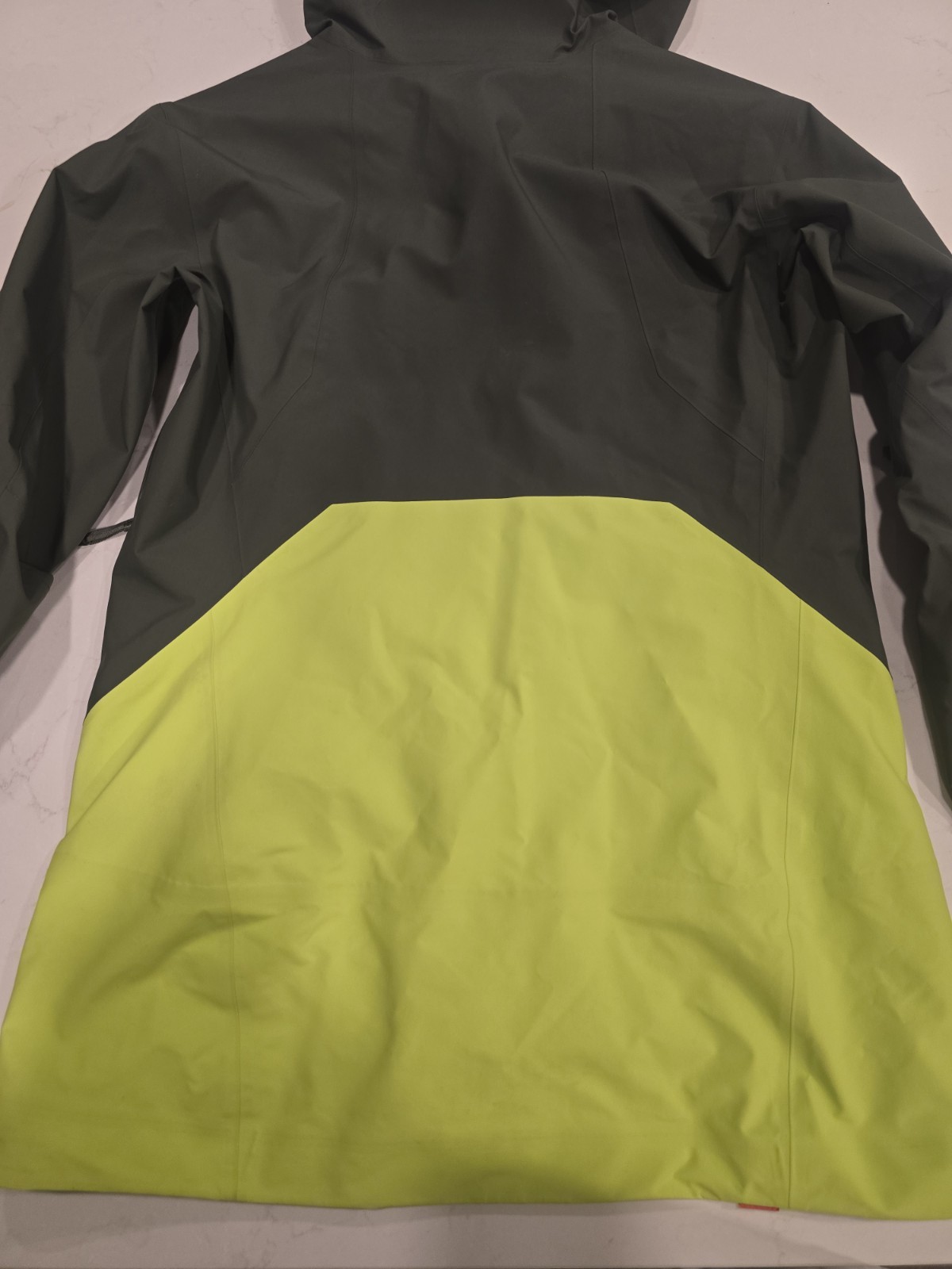 Arc'teryx Sentinel LT Women's Ski Jacket Gray Yellow M Hooded Waterproof thumbnail 5