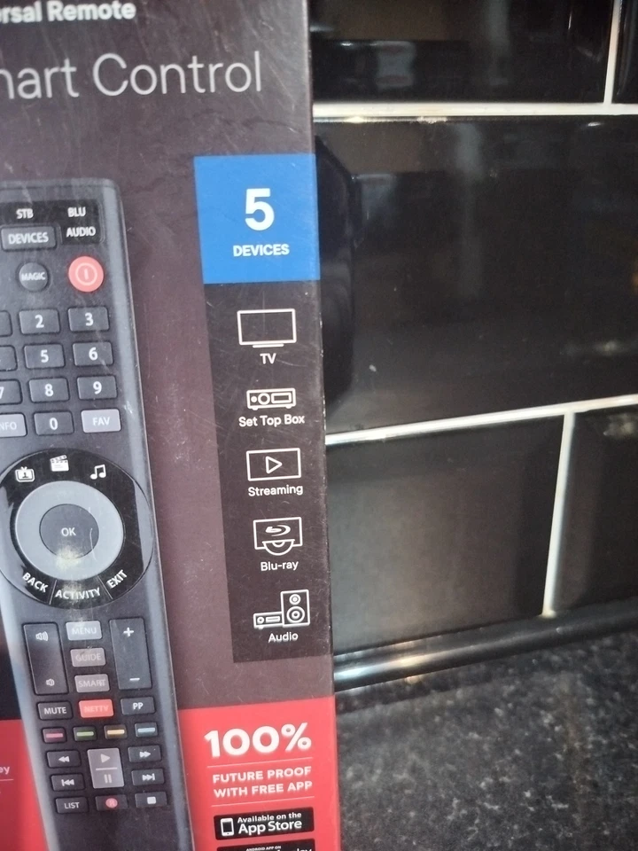 One For All  Smart Universal Remote Control - 5 Devices URC7955. Brand New.  - Image 2 of 4