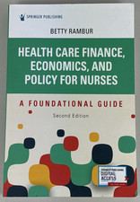 Health Care Finance, Economics, and Policy fo...