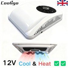 12V Rooftop Air Conditioner Cool&Heat Roof A/C Kit AC Unit for Cab Truck RV Bus