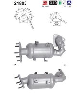 As 21803 Katalysator FüR Karl 1.0 01.15-03.19 Opel
