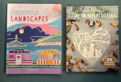 Two Craft Instruction Books About The Art of Papercutting and Paper Art