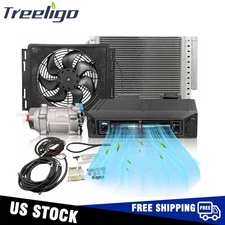 12V Electric Cooling Only Air Conditioner Universal Underdash Auto Car A/C Kit