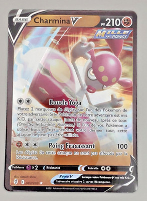 Charmina V EB07 Himmlische Evolution 083/203 Französische Pokemon Karte