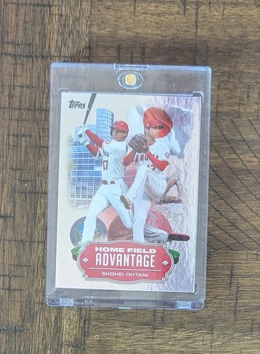 New ListingTopps 2023 Series 1 Home Field Advantage Shohei Ohtani Angels Insert Card HA-3