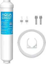 AQUA CREST Inline Water Filter 5 Year 1/4 Connect RV Fridge PFAS Fast Shi