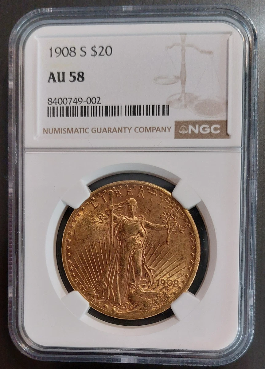 1908 Year Double Eagle $20 US Gold Coins (Pre - 1933) for sale | eBay