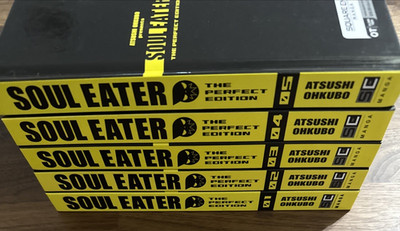 Soul Eater: The Perfect Edition Hardcover Manga Lot  1-5 English Square Enix