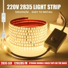 LED Streifen Strip 220V 230V Selbstklebend Lichterkette Leiste Band IP67 Dimmbar
