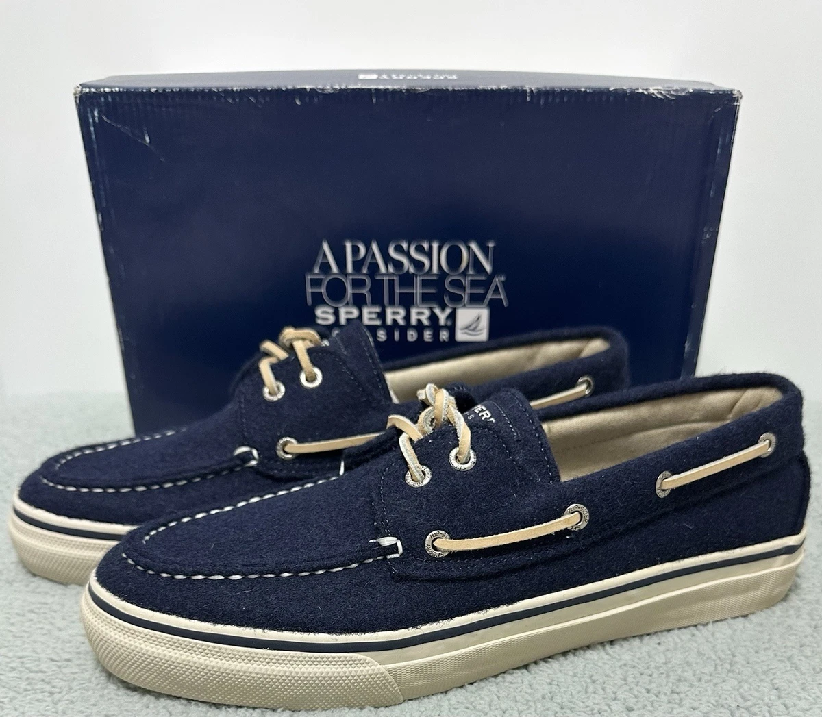 Sperry Top-Sider Men\'s Size 9 Bahama 2-Eye Navy Blue Boat Shoes Amazon.com | Sperry mens Bahama 2.0 Core Boat Shoe, Navy  main image 4