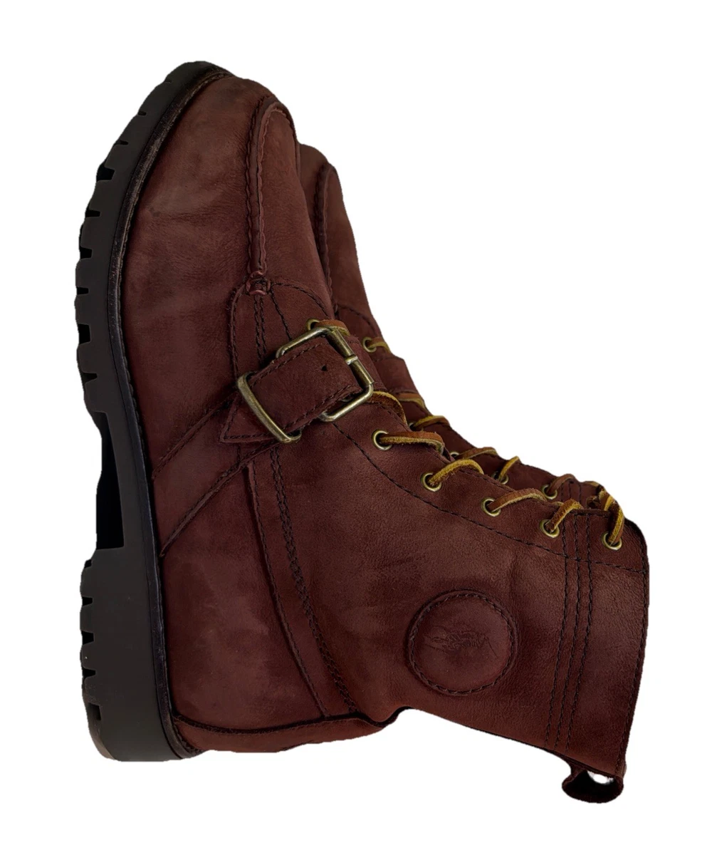 Polo Ralph Lauren Red Ankle Boots for Men for Sale | Shop  display picture 3