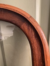 Antique Rectangle Rounded Corner Wooden Picture Frame 17" x 27" Overall