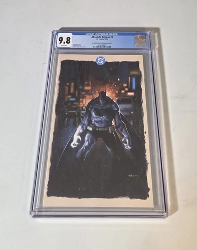 Absolute Batman #1 CGC 9.8 Graded Fabrizio De Tommaso Virgin Variant Edition B