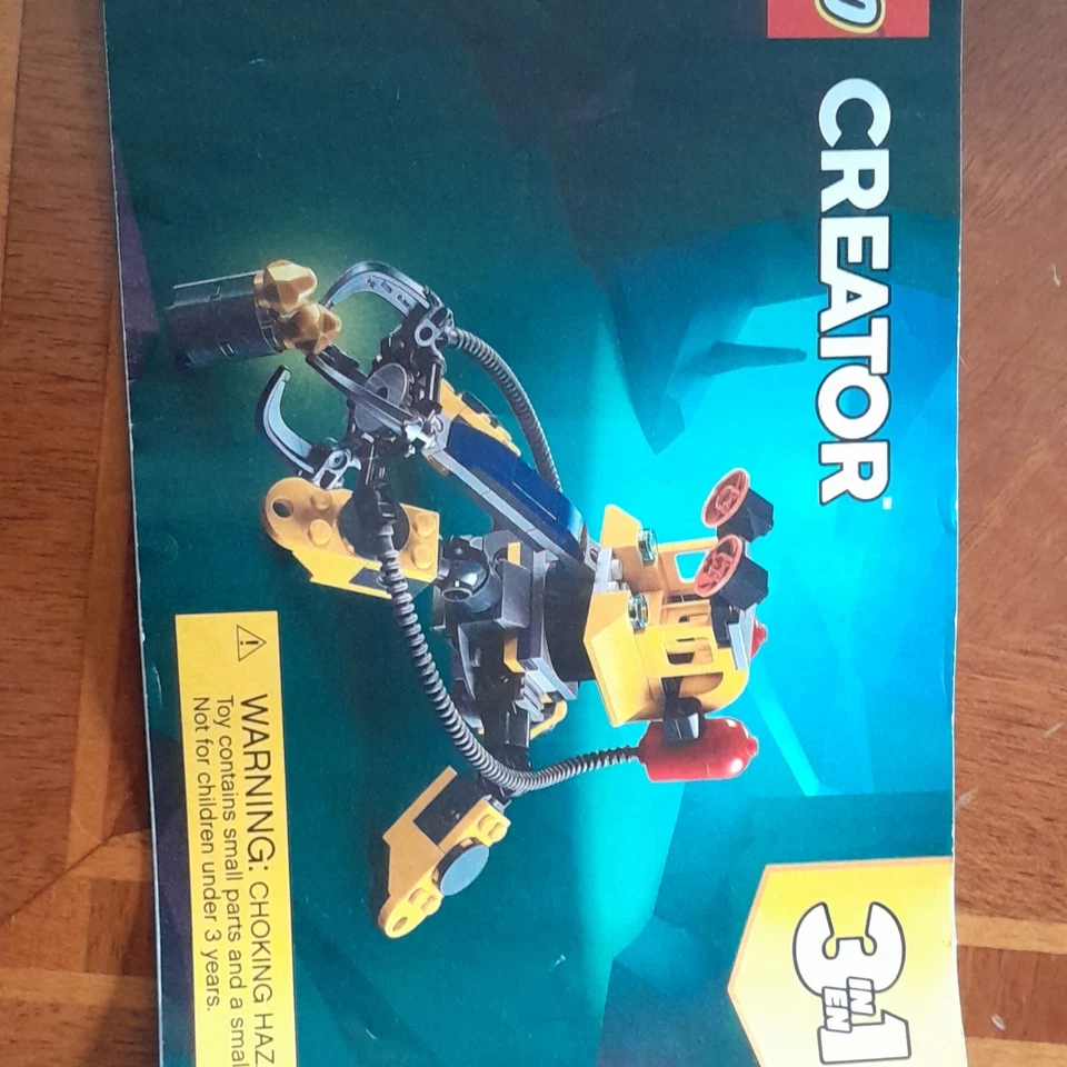 LEGO Creator 31090 Underwater Robot, foto 3 di 5