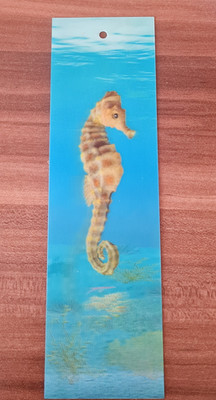 Lesezeichen:     Seahorse- Seepferdchen  3 D - authentic markers