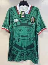 ABA SPORTS Mexico Soccer Men’s 2XL  1998 World Cup Jersey No Name NWT