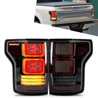 Paar VLAND OLED Rücklichter Montage für Ford F150 F-150 2015-2020 Gelb Dynamic