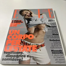 #N90- Elle Italia magazine, Hanna Verhees cover, great condition, all shown.