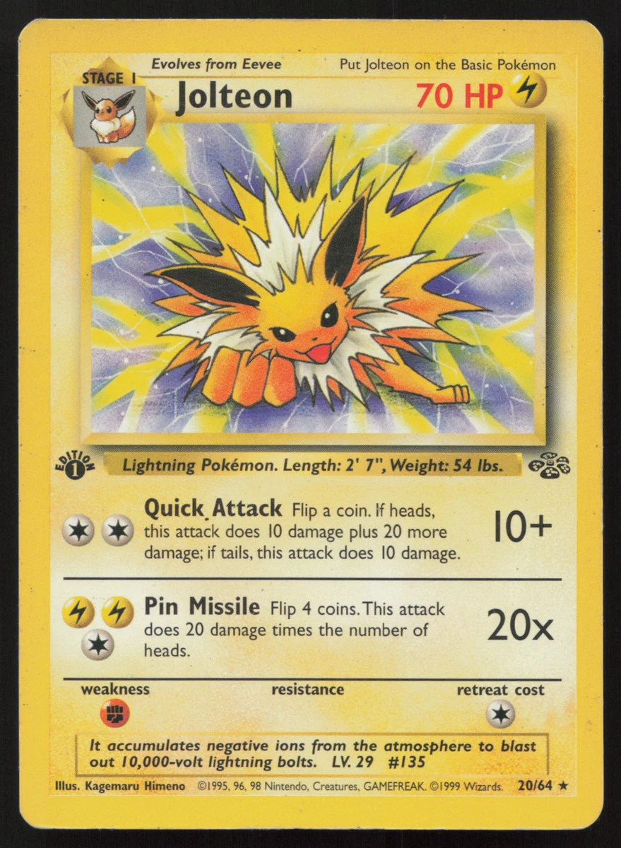 Pokémon TCG Jungle Rare 1st Edition Individual Trading Card Games for sale 