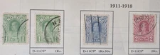 Stamp Norway 1911-1918 #70-72 used