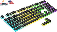 Ranked Pudding PBT Keycaps  112 Double Shot Translucent ANSI US  ISO Layout 