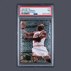 1995 Fleer Metal Michael Jordan Silver Spotlight # 13 PSA 7