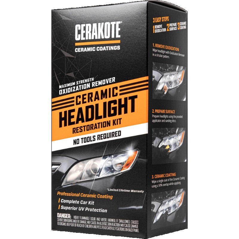 CERAKOTE® Ceramic Headlight Restoration Kit Maximum Strength
