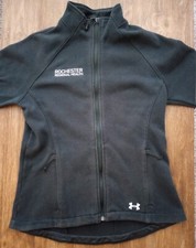 Under Armour Cold Gear Rochester Reg Logo Full Zip Fleece Black Woman's SM/P/CH