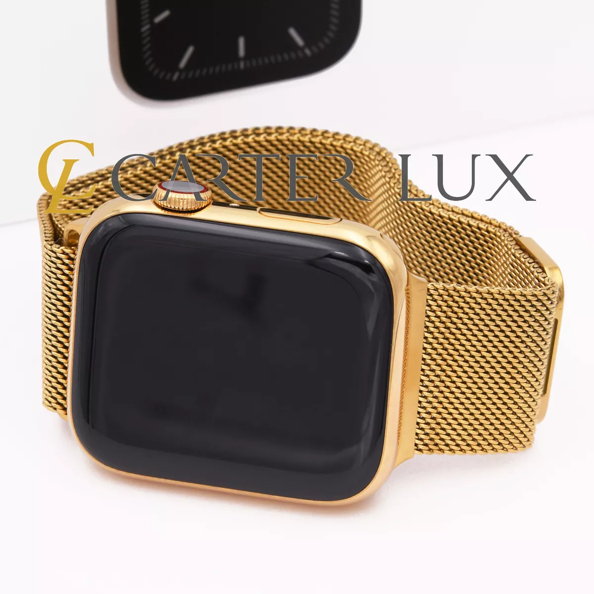 24k Gold Plated 45mm Apple Watch SERIES 8 (GPS + Cellular) Custom