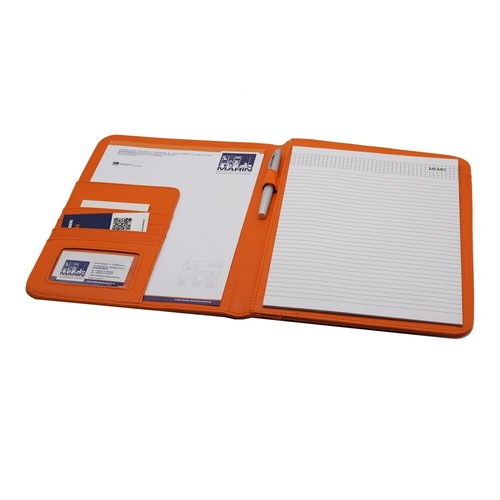 Schreibmappe Aktenmappe Konferenzmappe A4 Dokumentenmappe incl. Notizblock - Bild 8 von 9