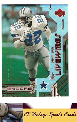 1999 Upper Deck Encore #L3 Emmitt Smith Live Wires