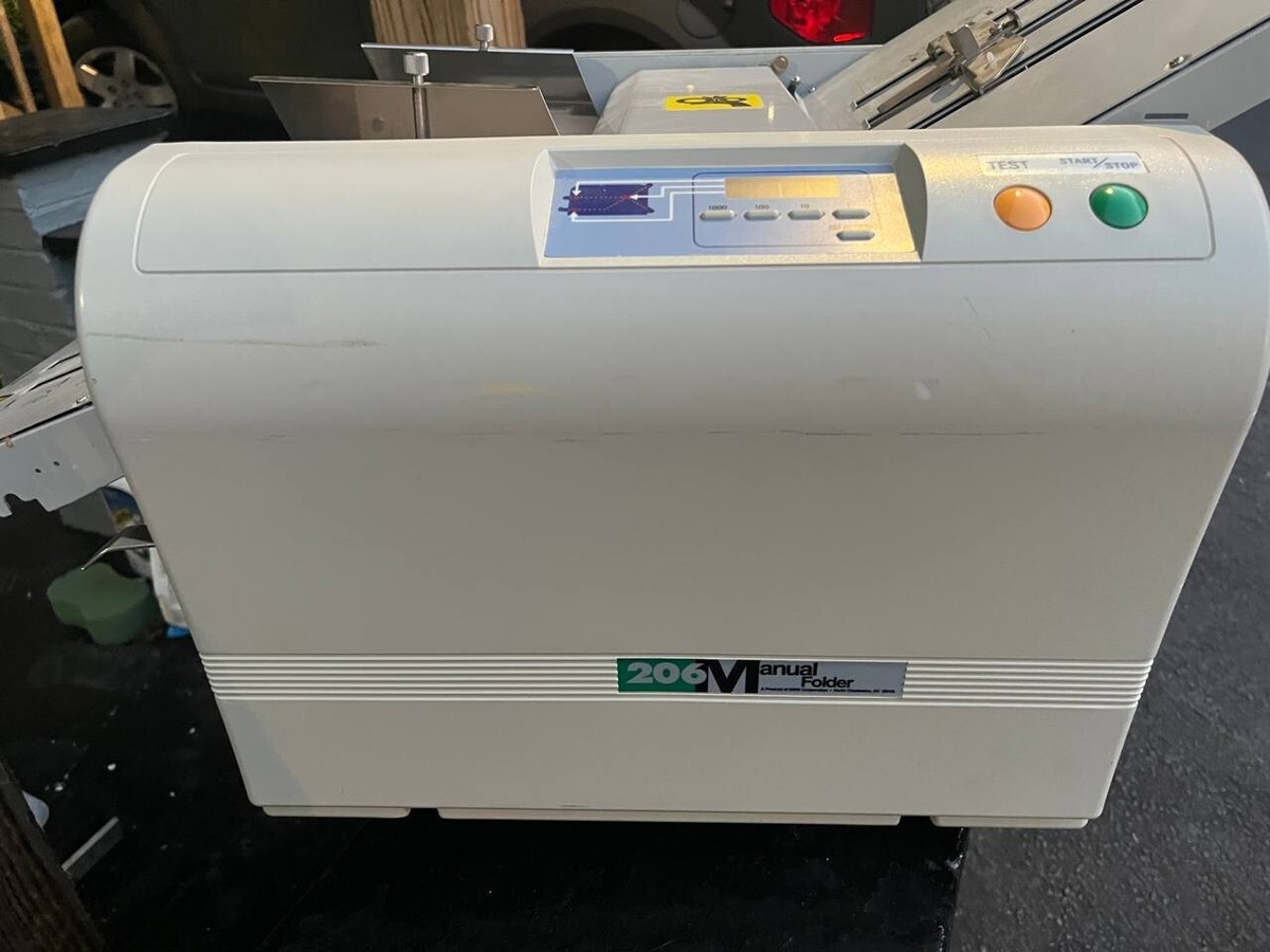 MBM 206M Quick Setup 11x17 Paper Folder Great for sale online | eBay