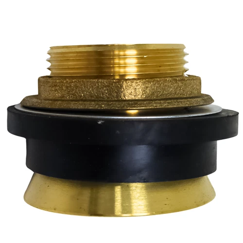 ProFlo PF107 1-1/2" x 1-1/4" Urinal Spud – Cast Brass w/ Rubber Gasket - Picture 1 of 12