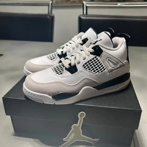 🔥Air Jordan 4 Retro AJ4 Military Black/White Grey BQ7669-111 PS Size 13C  NWB 📦 | eBay