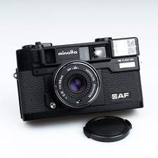 *MINT* Tested Minolta HI-MATIC AF Camera 38mm 2.8 Lens Point SD 35 2 Film 7 S II