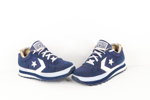 dark blue platform converse