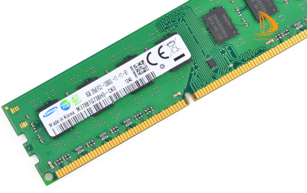 Samsung 8GB PC3 12800U 2RX8 DDR3 1600MHz 1.5V Memory RAM UDIMM For