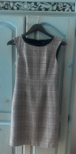 Ann Taylor Factory Dress Size 00 P Petite Houndstooth Mini Sleeveless