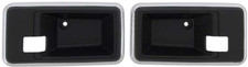 Oer Black Inner Door Handle Escutcheon Set 1975-76 Firebird Camaro 1976-79 Nova