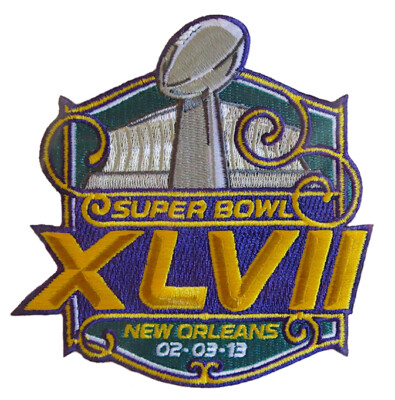 SUPER BOWL 47 ~ RAVENS vs 49ERS Willabee & Ward OFFICIAL NFL SB XLVII PATCH ONLY