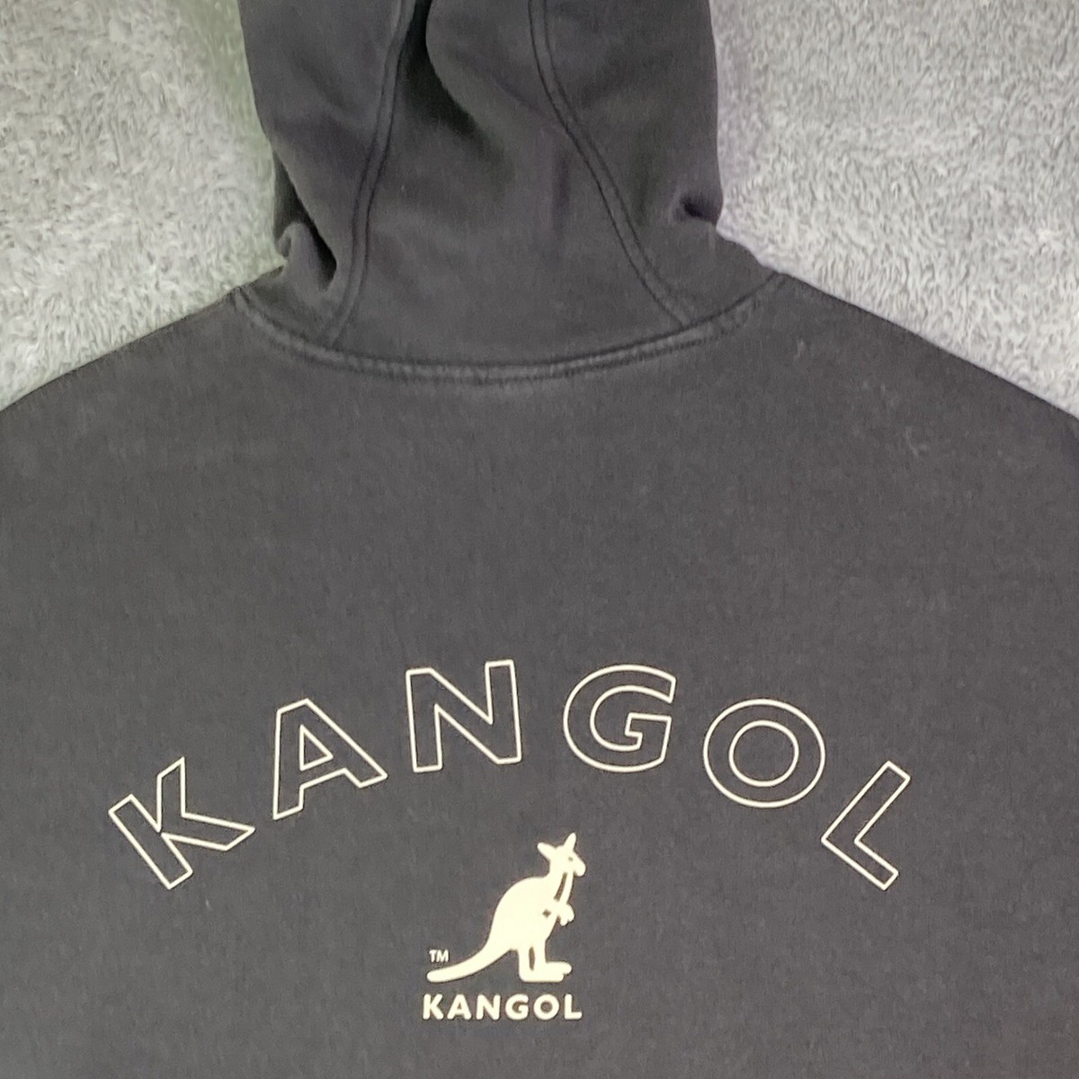 Kangol Hoodie Mens H \u0026 M Black Drawstrings Size XS. (runs BIG) EUC | eBay
