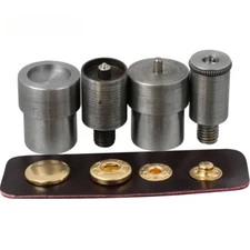Metal Prong Snap Buttons Dies Tool for Hand Press Fasteners Installation 655 831