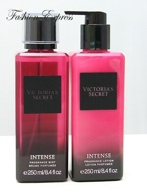 VICTORIA'S SECRET INTENSE FRAGRANCE BODY MIST SPRAY + BODY LOTION