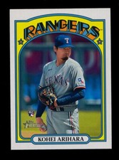 KOHEI ARIHARA ⚾ 2021 Topps Heritage #609 RC Rookie Card Texas Rangers
