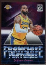 LeBron James Card 2018-19 Donruss Optic Franchise Features Purple #6 
