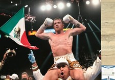 Canelo Alvarez Autographed Signed BOXING Mexico CHAMP 16x20 Photo Beckett BAS
