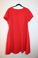 Eliza J. Dress Red 14W Short Sleeve Work Business Dress (44)
